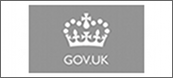 The word GOV.UK in white on grey background